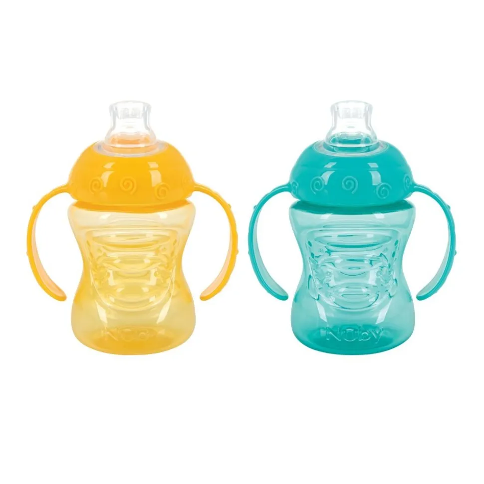 2-Handle No-Spill Grip N’ Sip with Super Spout