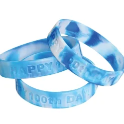 Happy 100th Day! Silicone Bracelet