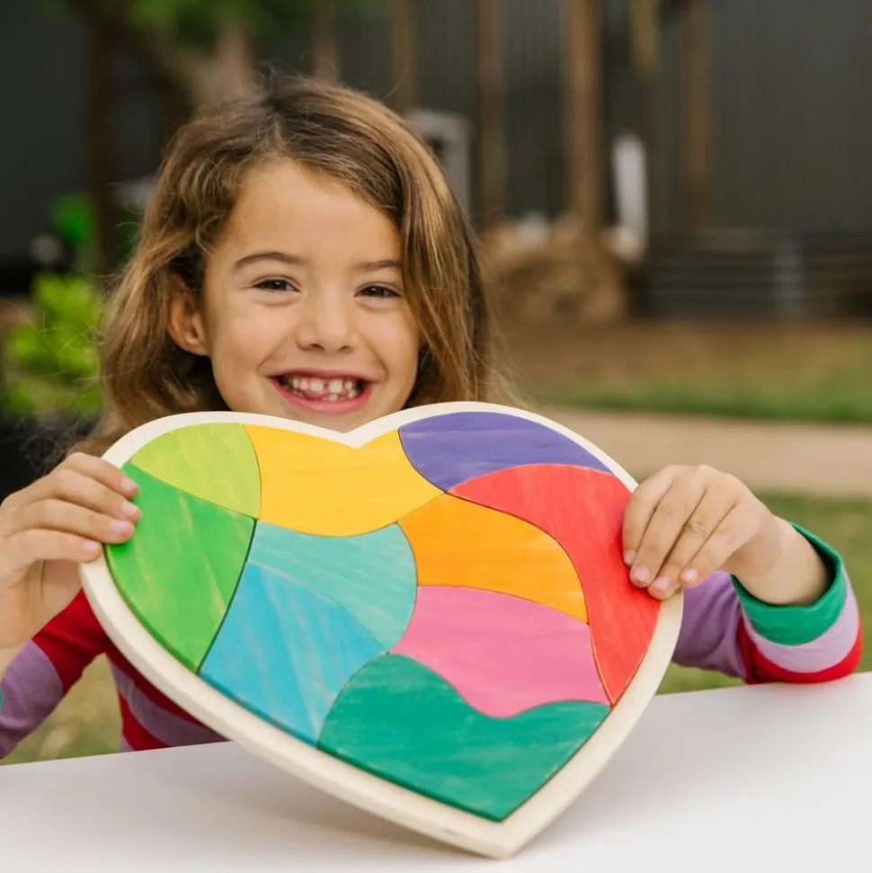 Heart Full of Colors Puzzle