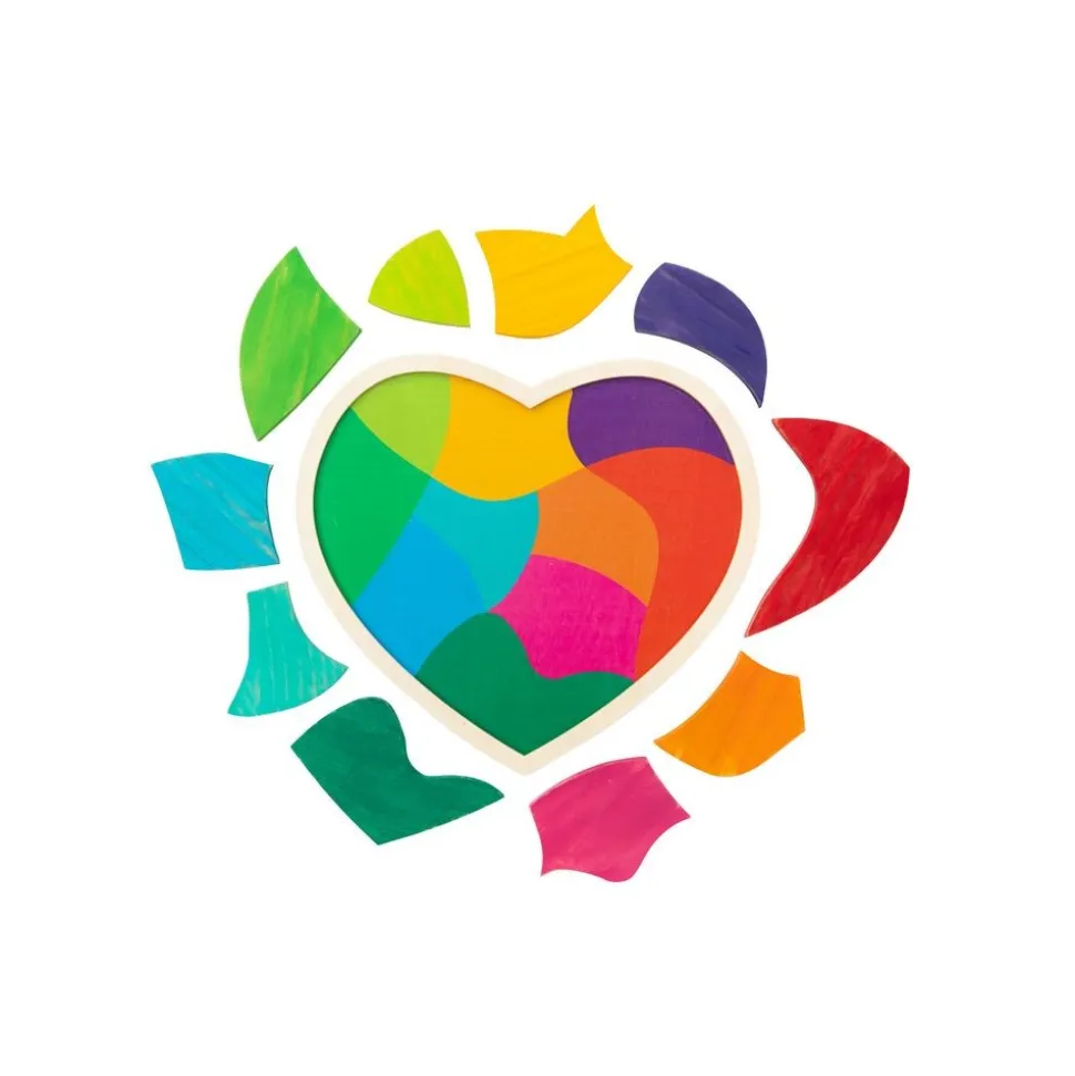 Heart Full of Colors Puzzle