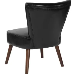 HERCULES Holloway Series Black LeatherSoft Retro Chair