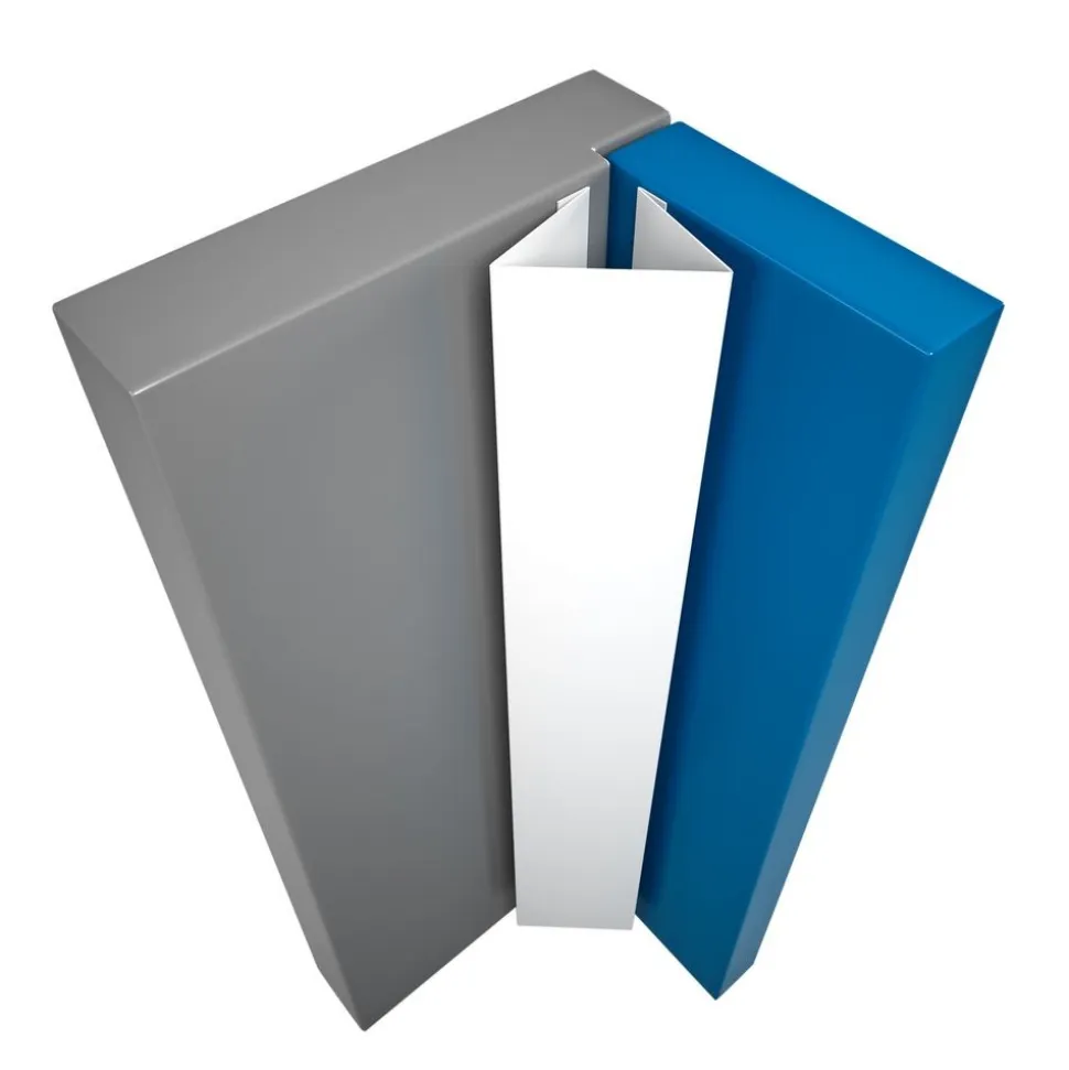 79"h Finger Shield Door Protection Pack - White, 1 set