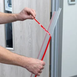 46"h Finger Shield Door Protection Pack - Clear, 10 sets