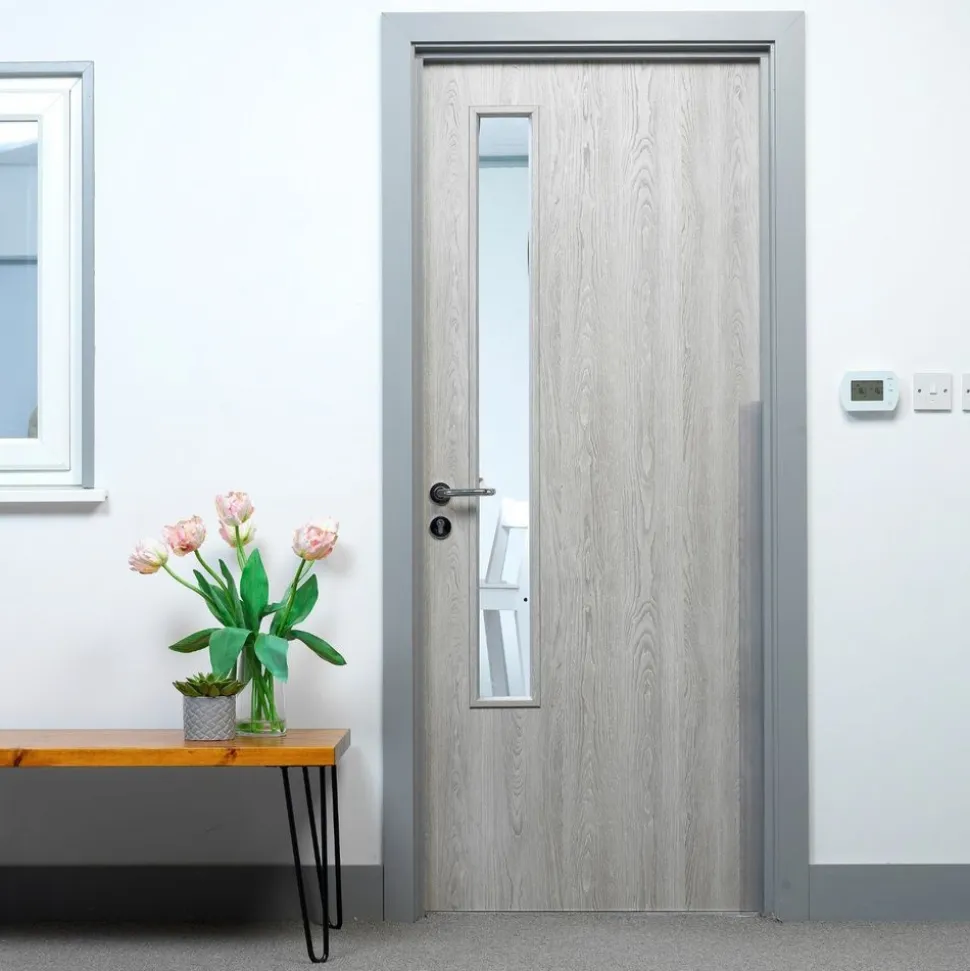 46"h Finger Shield Door Protection Pack - Clear, 1 set