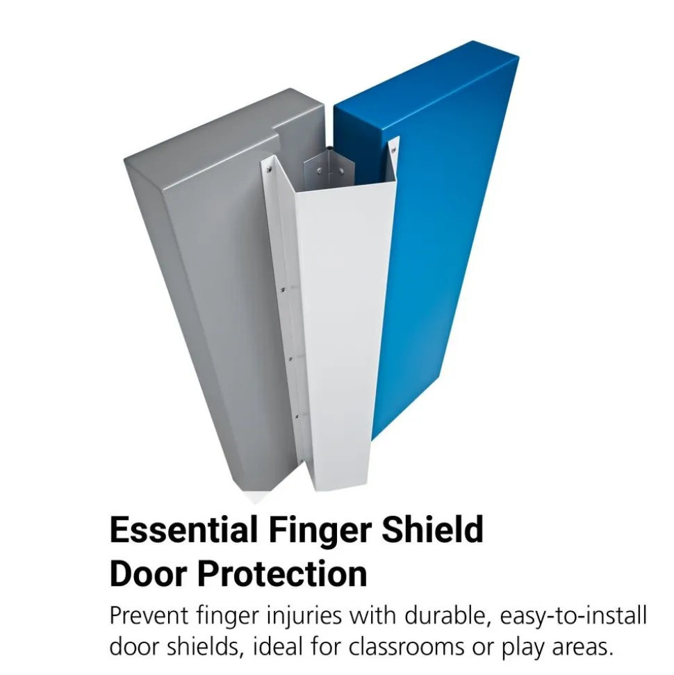 79"h Finger Shield Door Protection Pack - White, 10 sets