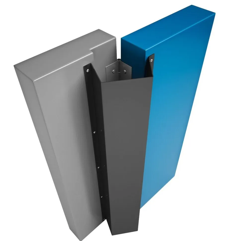 79"h Finger Shield Door Protection Pack - Black, 1 set