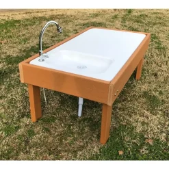 High-Density Recycled Plastic Outdoor Mud Table - Toddler 19"