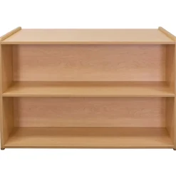 30" High Double-Sided Storage Unit - Maple/Maple, Assembled