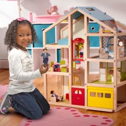Hi-Rise Wooden Dollhouse