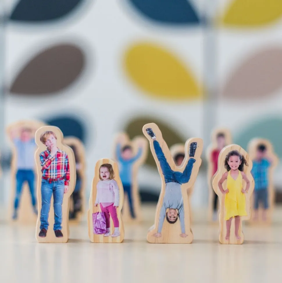 How Am I Feeling Today? Wooden People Blocks - 15pcs