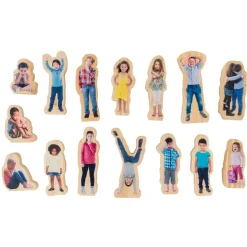 How Am I Feeling Today? Wooden People Blocks - 15pcs