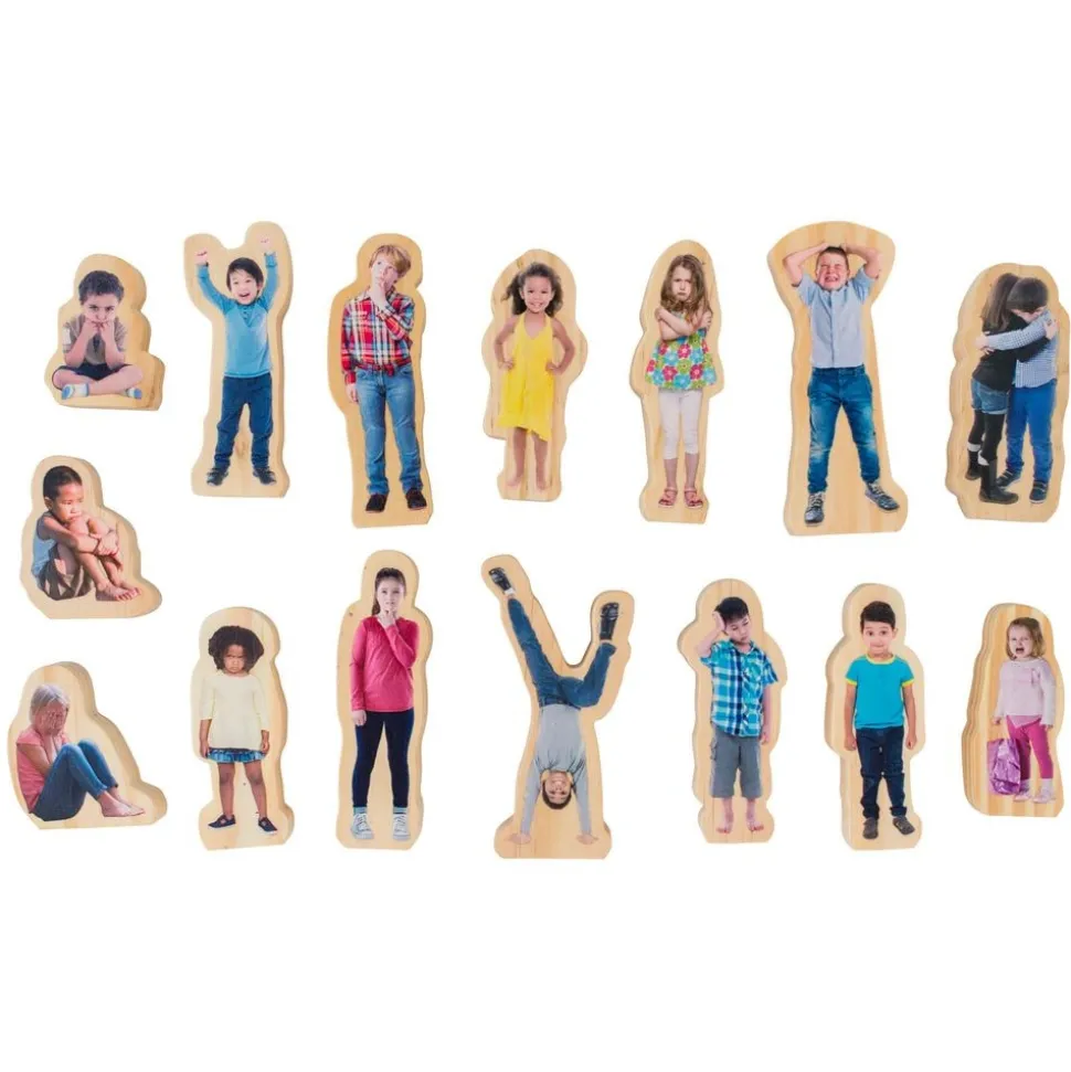 How Am I Feeling Today? Wooden People Blocks - 15pcs