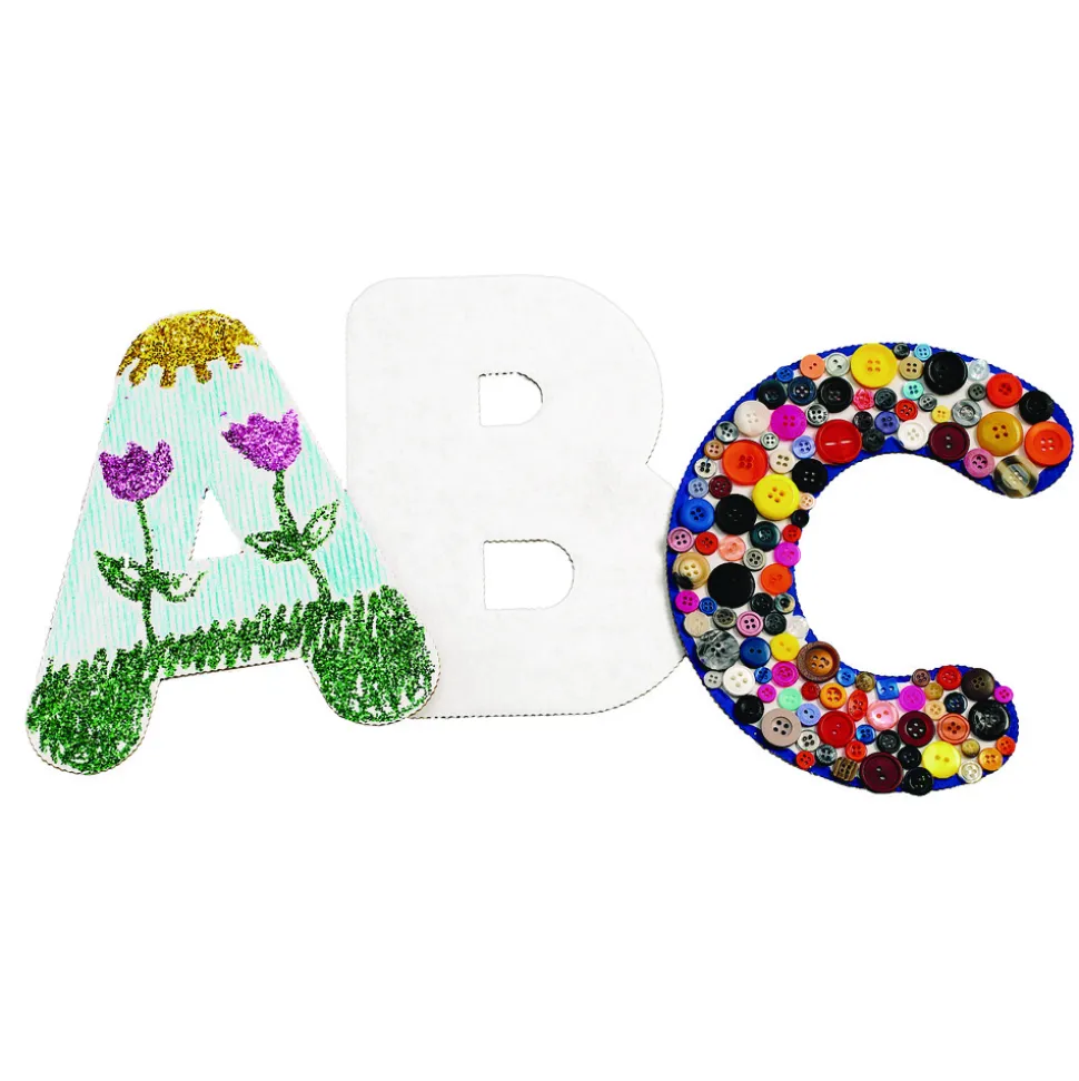 Huge 9" Alphabet Collage Letters