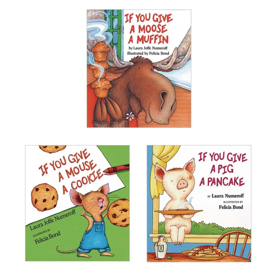 "If You Give A…" Series Books & Props - Set of 3