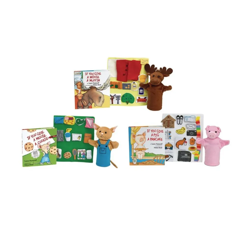 "If You Give A…" Series Books & Props - Set of 3