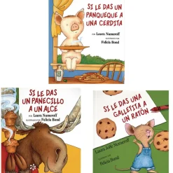 "If You Give A…" Series Spanish Books & Props - Set of 3