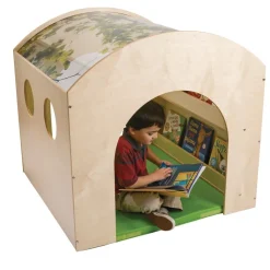 Indoor Nature Reading Nook with Floor Mat - Ready to Assemble