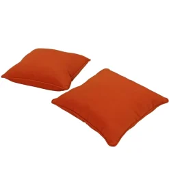 18" Indoor/Outdoor Pillows, 2 Pack - Burnt Orange