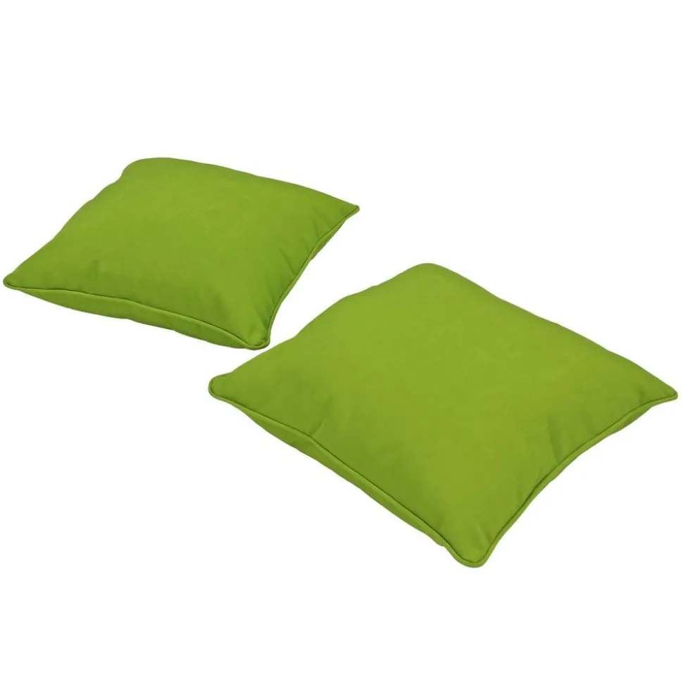 24" Indoor/Outdoor Pillows, 2 Pack - Lime Green