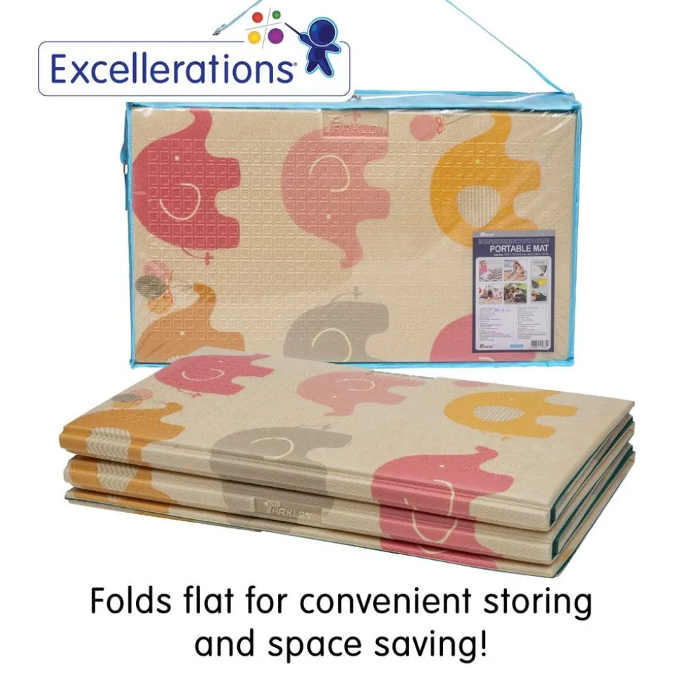 Indoor/Outdoor Portable Folding Mat, Set of 2