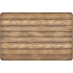 Industrial Chic Rustic Wood Carpet 5' x 7'6" Rectangle