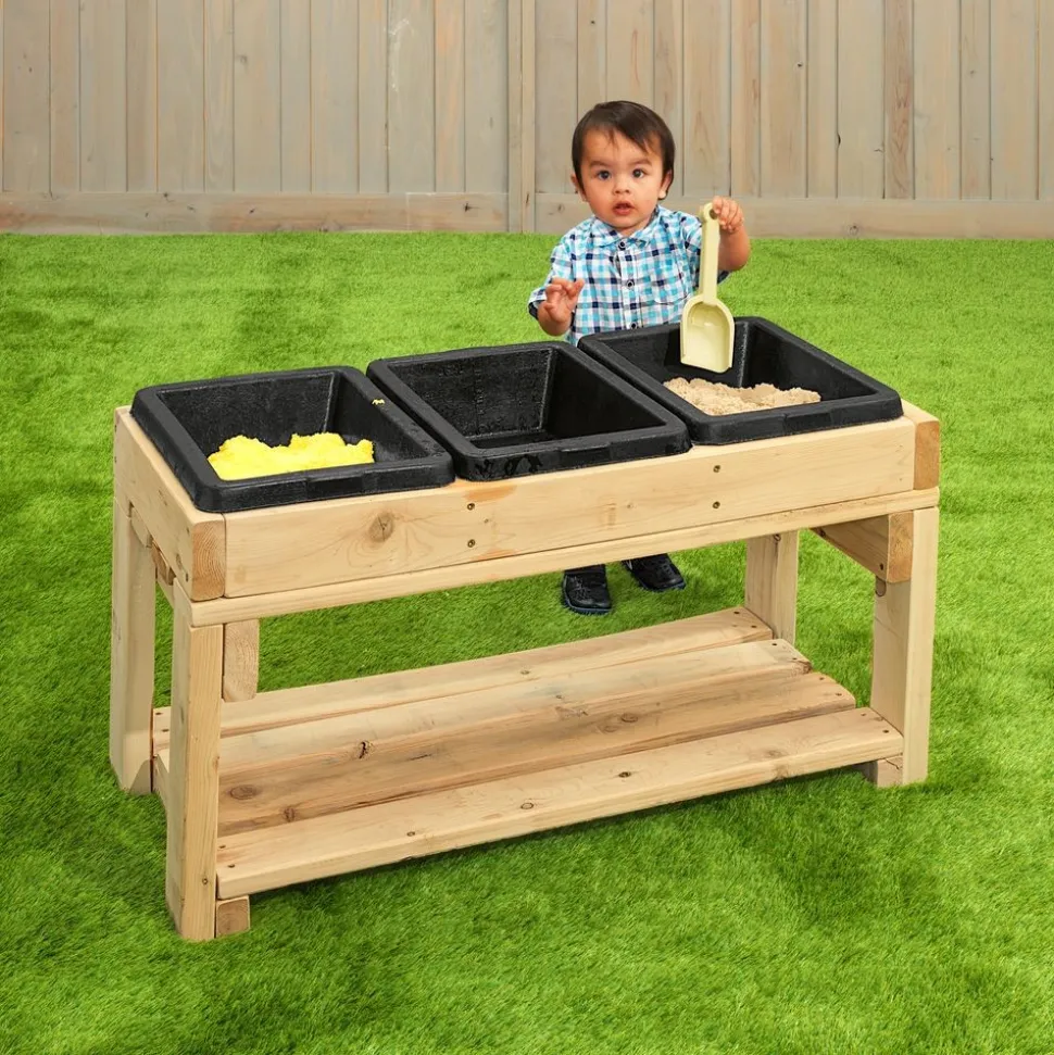 Infant 3 Bin Sensory Table - 14"H