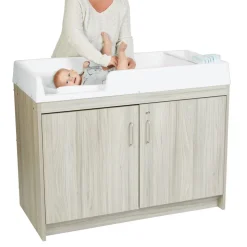Infant Changing Table - Assembled, Gray