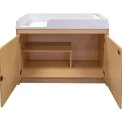Infant Changing Table, Molded Top - Maple/Maple