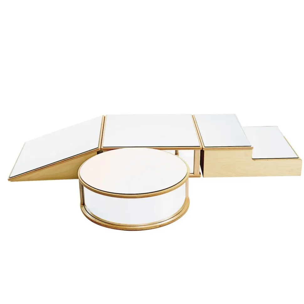 Infant Floor Mirror Platforms, Set of 4
