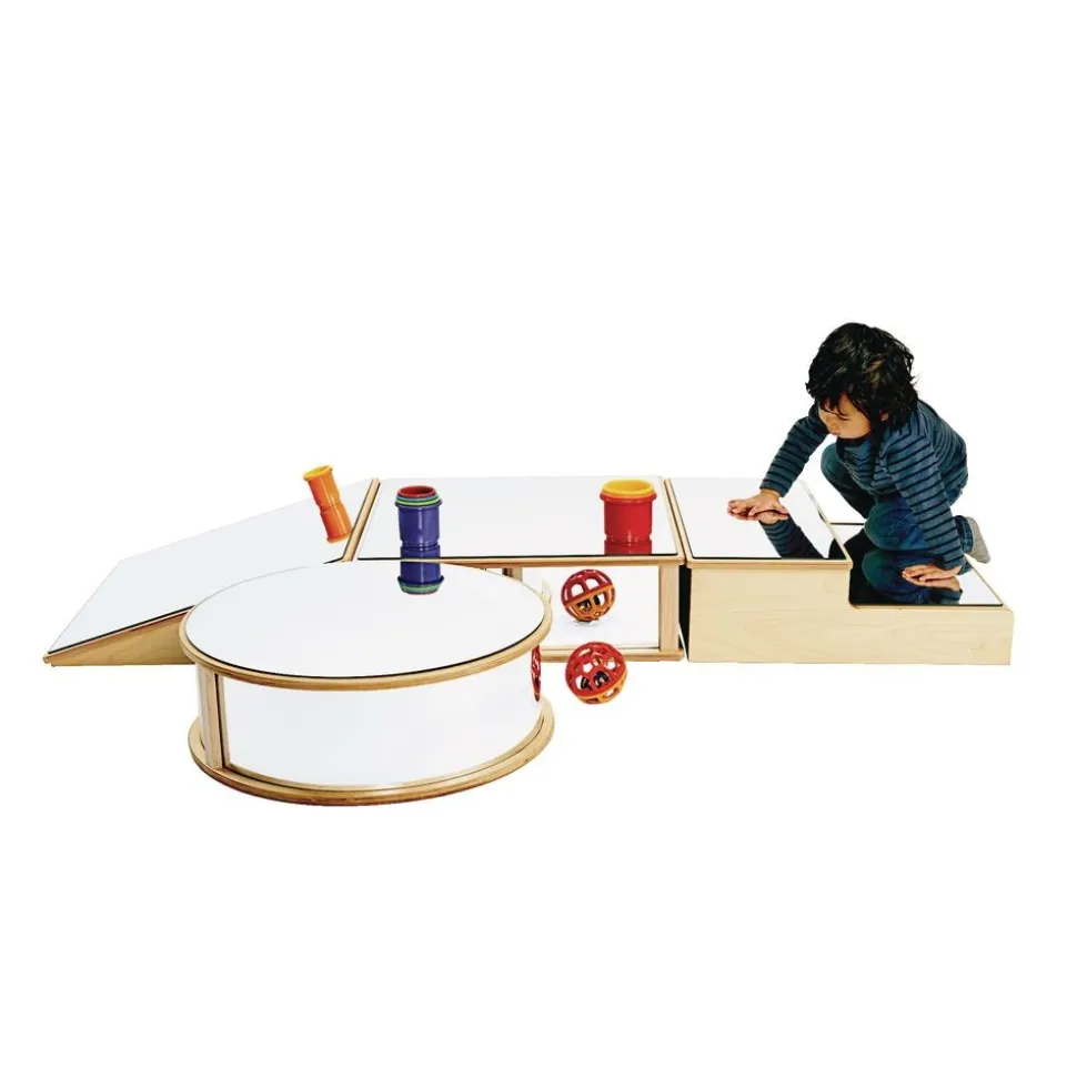 Infant Floor Mirror Platforms, Set of 4