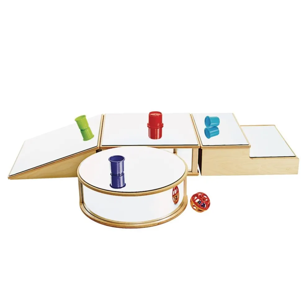 Infant Floor Mirror Platforms, Set of 4