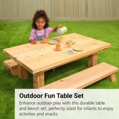 Infant Table and Benches - 5