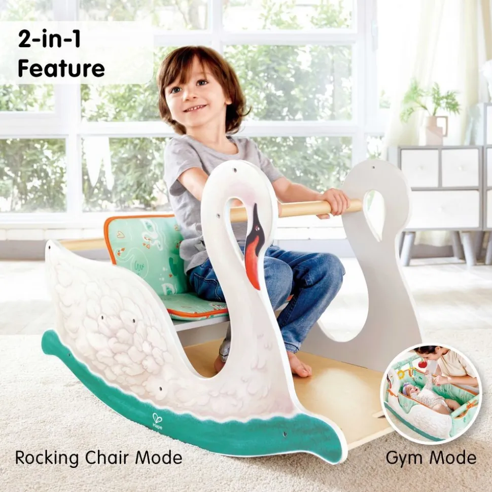 2-in-1 Swan Seat - Baby & Toddler Rocker