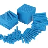 Interlocking Base Ten Starter Set - Blue