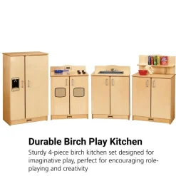 Jonti-Craft® 4 Piece Birch Kitchen Set