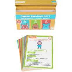 Jumbo ABC Emotions Cards - Set of 20
