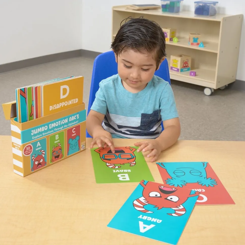 Jumbo ABC Emotions Cards - Set of 20