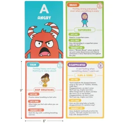 Jumbo ABC Emotions Cards - Set of 20