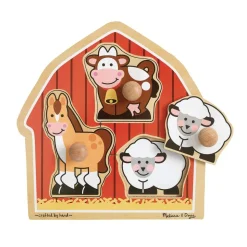 Jumbo Knob Puzzle - Barnyard Animals