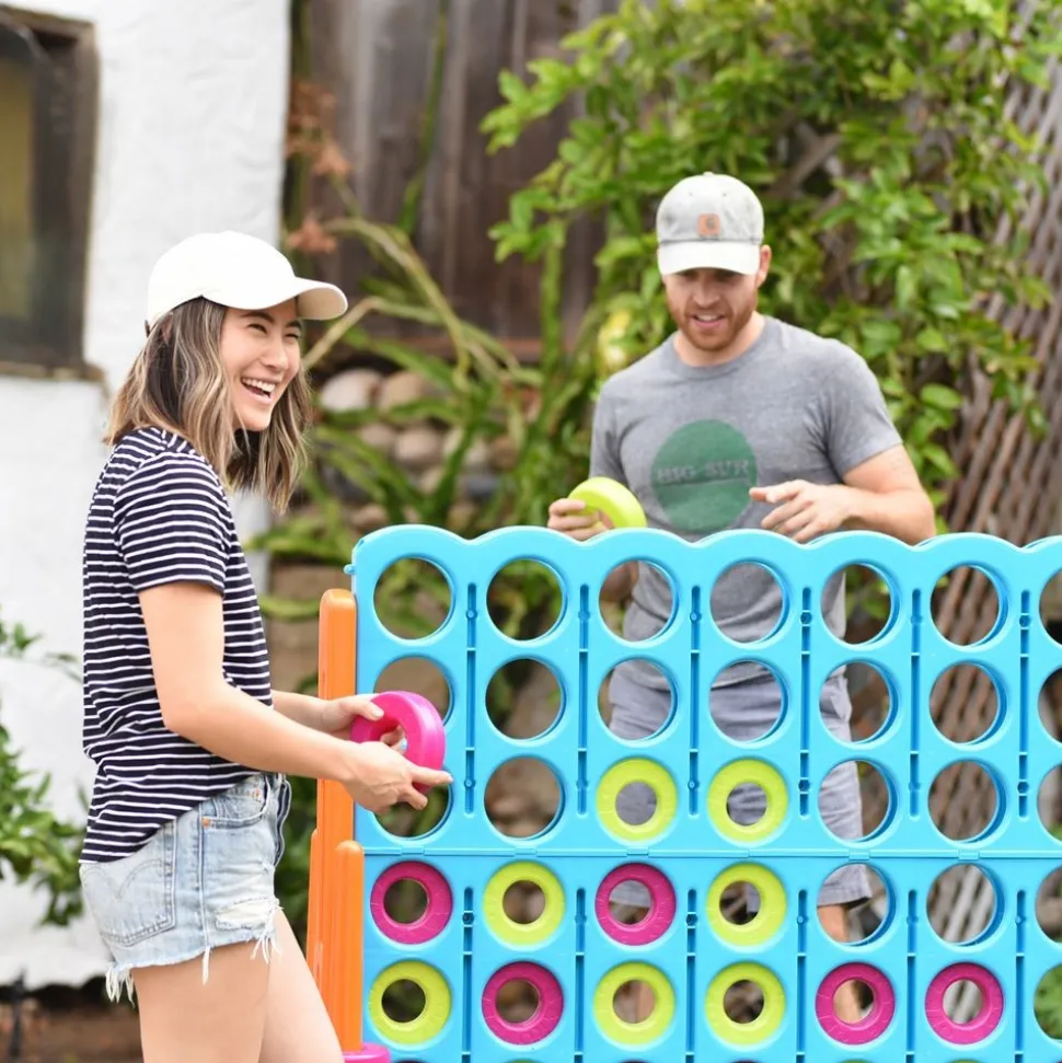 Jumbo 4-To-Score™ Vibrant Oversized Classroom Game