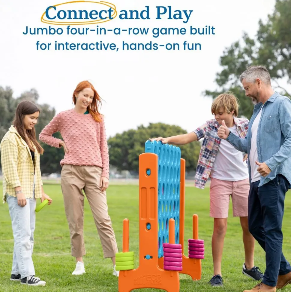 Jumbo 4-To-Score™ Vibrant Oversized Classroom Game