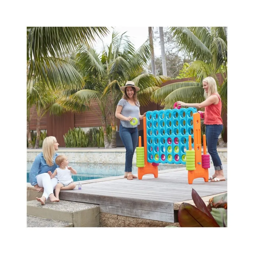 Jumbo 4-To-Score™ Vibrant Oversized Classroom Game
