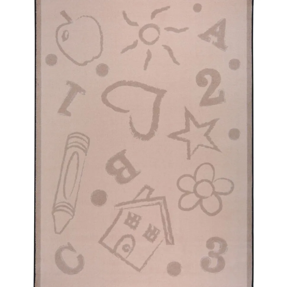 Kid’s Art™ Carpet - 5'4" x 7'8" - Beige