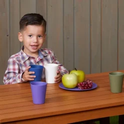 Kids Bamboo Cups, Set of 4