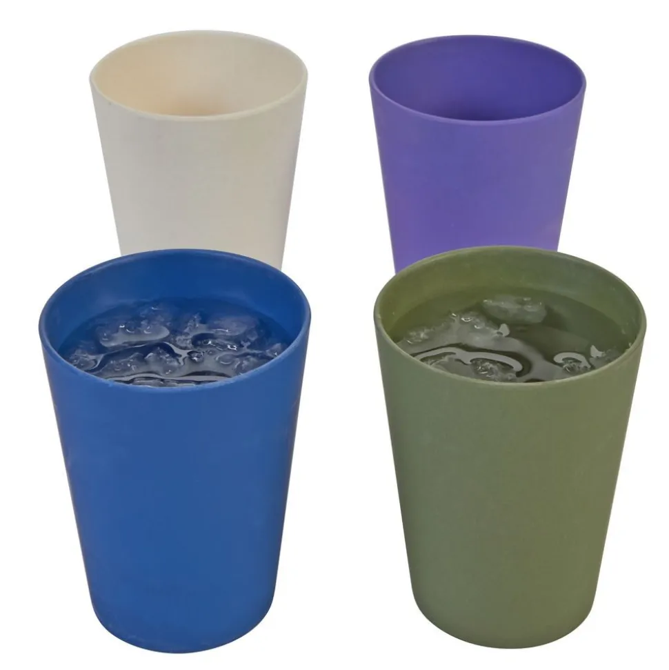 Kids Bamboo Cups, Set of 4