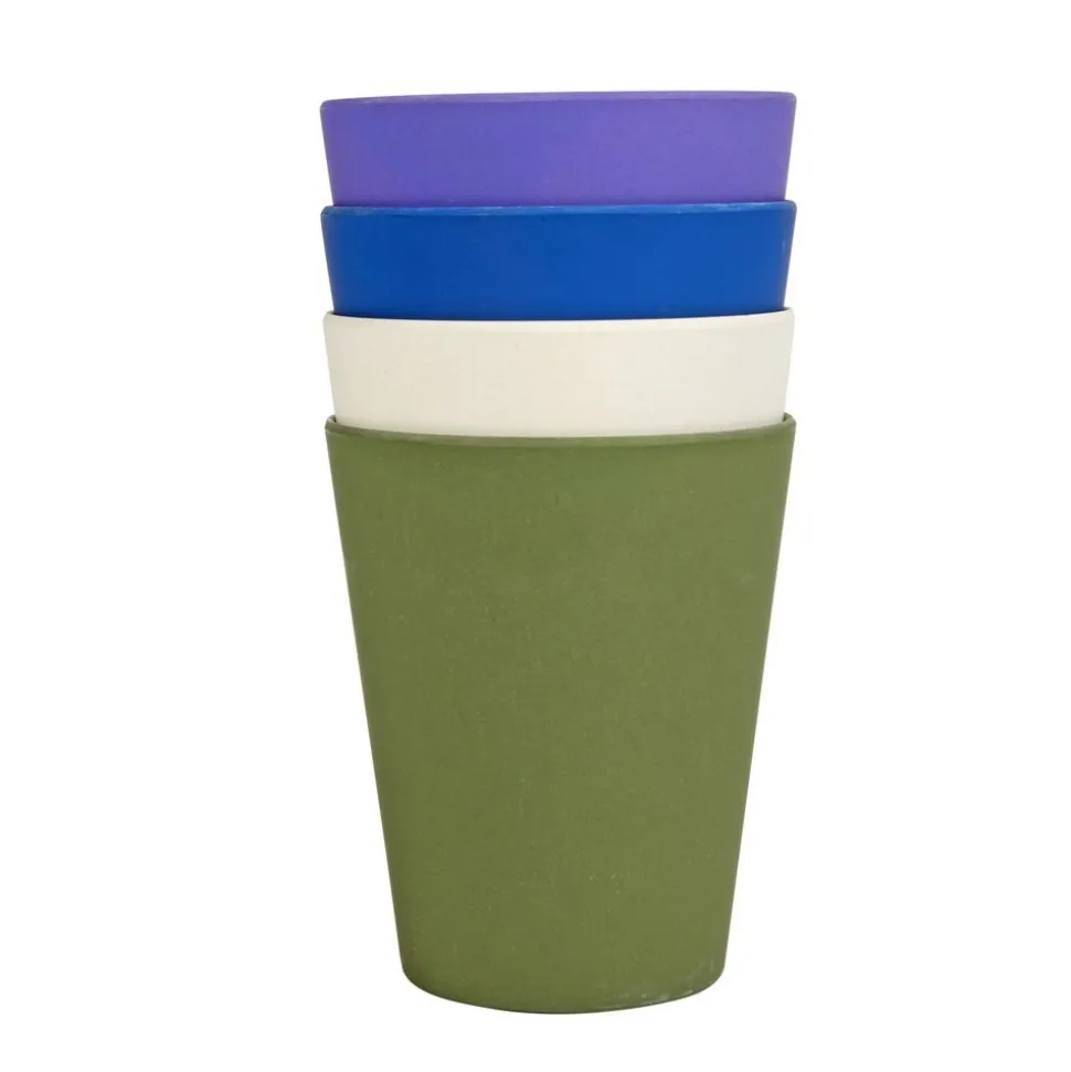 Kids Bamboo Cups, Set of 4