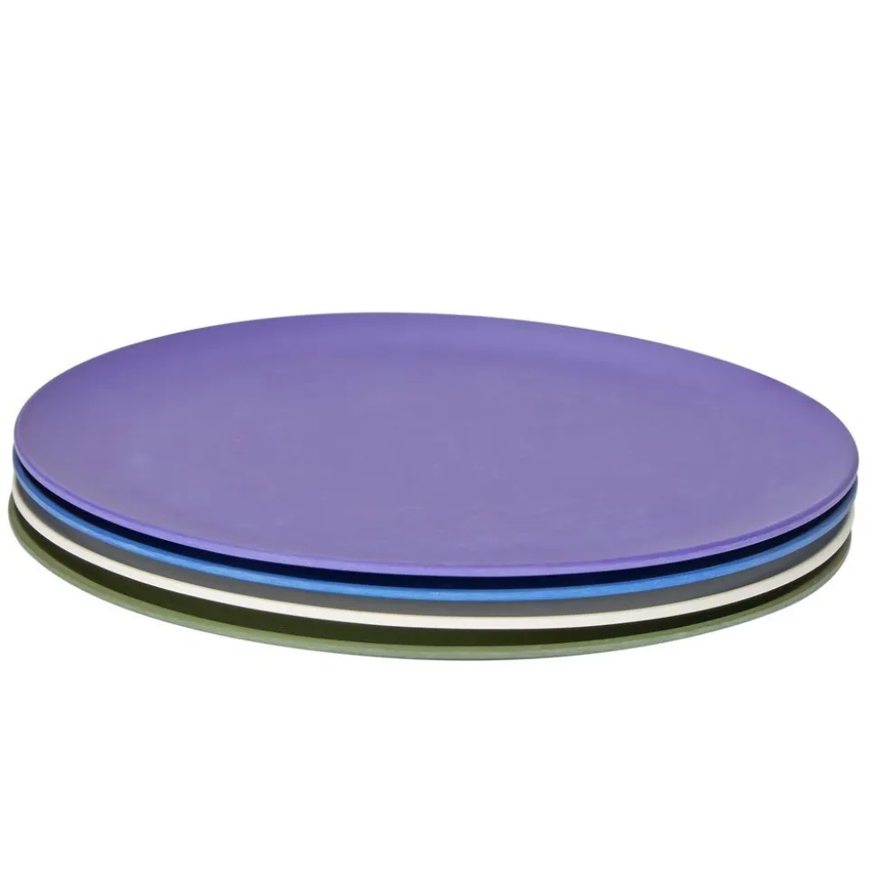 Kids Bamboo Plates, Set of 4