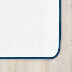 KIDSoft™ Rainbows Border Blue 4' x 6'