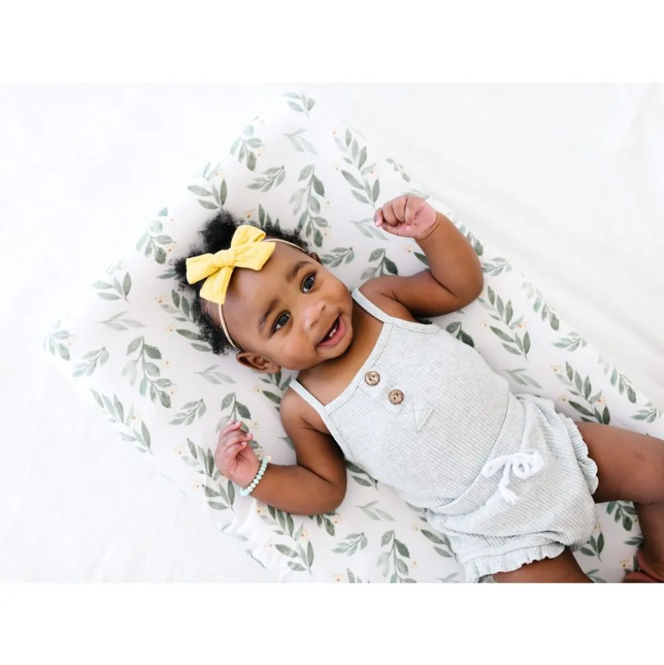 Knit Diaper Changing Pad Cover - Fern