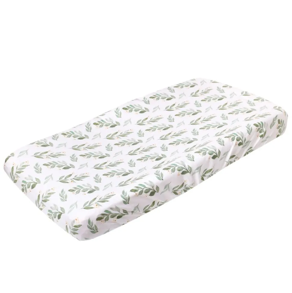 Knit Diaper Changing Pad Cover - Fern
